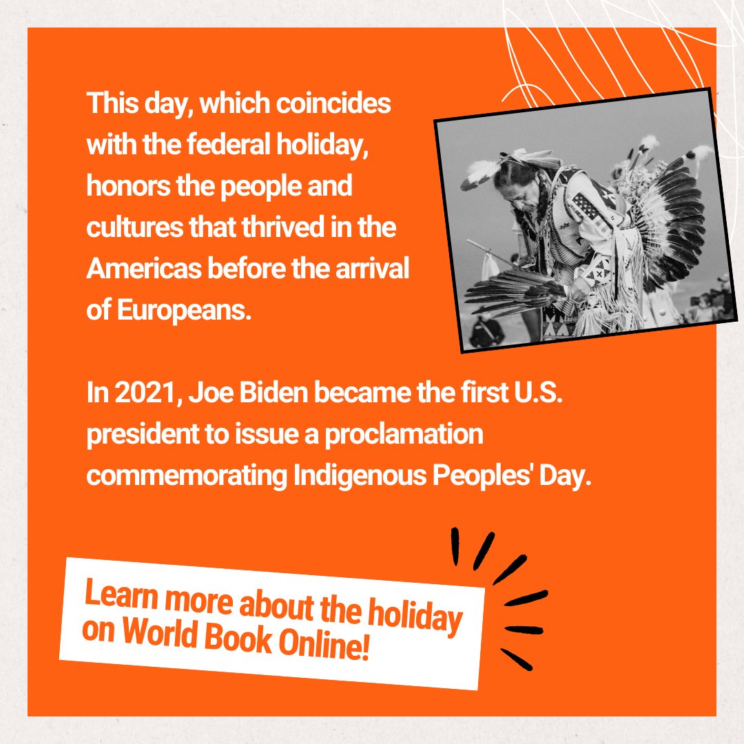 worldbookinc's tweet image. 📖🌍 Encourage a deeper understanding of America's roots. Use World Book Online to educate your students or children about Indigenous Peoples' Day and its significance.

Learn more at: bit.ly/4gPfzGw 

#WorldBookOnline #IndigenousPeoplesDay #EducationalResources