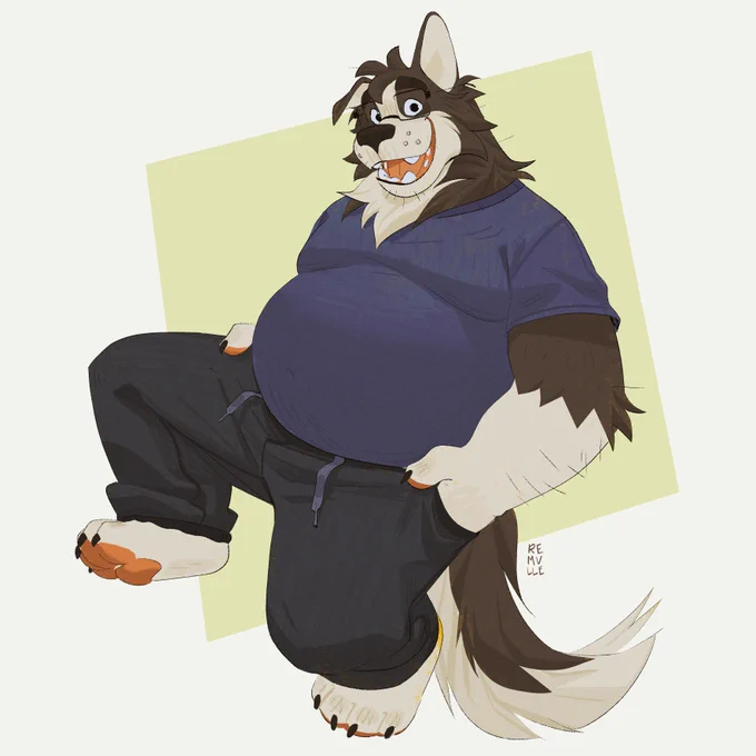 Scribbly para el @\BennyCartoonist! 