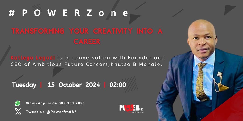 Ambitious_F_C's tweet photo. Greetings Family,
Kindly catch our CEO and founder @khutsoMchale live on @Powerfm987 tomorrow morning at 02:00 https://t.co/HDB4P9QLmd
