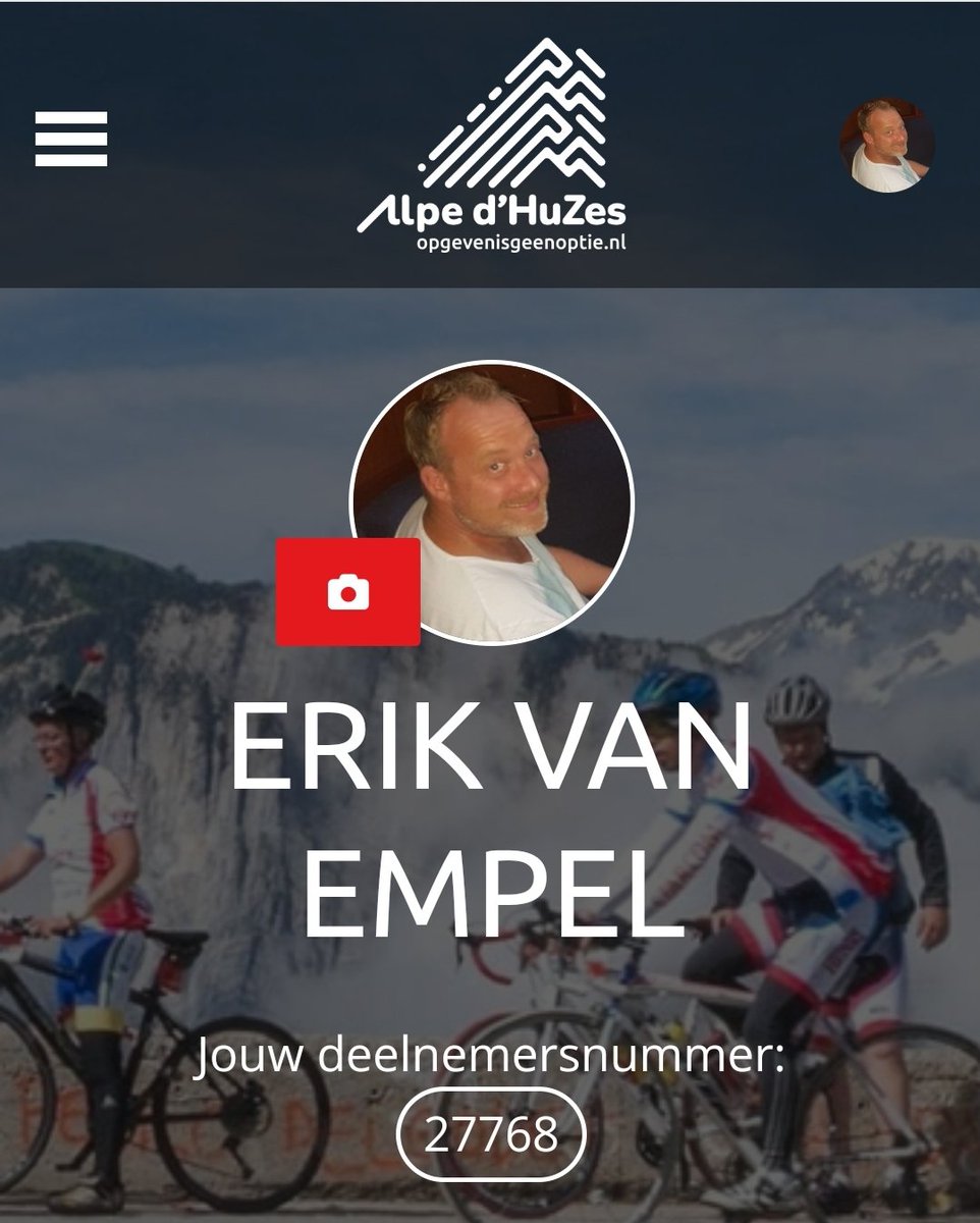 #alpedhuzes Wie steunt ons in de strijd tegen deze vreselijke ziekte? Doneren kan via onderstaande link: opgevenisgeenoptie.nl/login/event