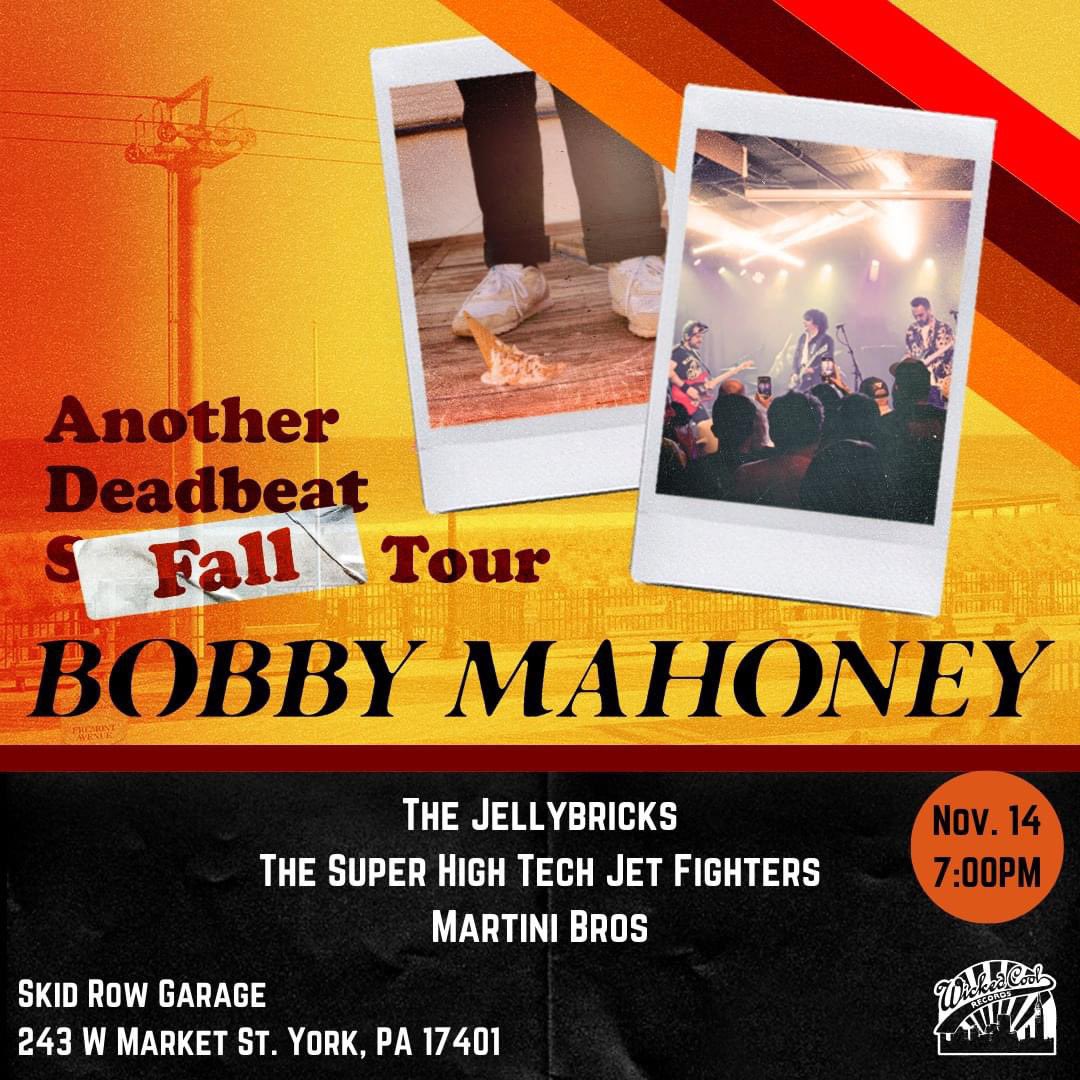 The Jellybricks (@thejellybricks) on Twitter photo On Thursday 11/14 we make our debut at <a href="/SkidRowGarage/">SkidRowGarage</a> in support of our <a href="/wickedcool_nyc/">Wicked Cool Records</a> label-mate <a href="/BobbyMahoney/">ANOTHER DEADBEAT SUMMER OUT NOW!</a>βs "Another Deadbeat Fall Tour!" We will be joined by The Super High-Tech Jet Fighters & our good pals <a href="/MartiniSTFO/">Martini Bros</a>!!π
facebook.com/events/1730287β¦ #livemusic On Thursday 11/14 we make our debut at <a href="/SkidRowGarage/">SkidRowGarage</a> in support of our <a href="/wickedcool_nyc/">Wicked Cool Records</a> label-mate <a href="/BobbyMahoney/">ANOTHER DEADBEAT SUMMER OUT NOW!</a>βs "Another Deadbeat Fall Tour!" We will be joined by The Super High-Tech Jet Fighters & our good pals <a href="/MartiniSTFO/">Martini Bros</a>!!π
facebook.com/events/1730287β¦ #livemusic