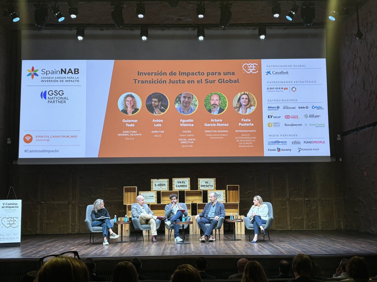 anton_leis's tweet image. 🙏Gracias @SpainNAB por la conversación sobre el papel de la #inversióndeimpacto como herramienta innovadora para financiar el desarrollo en alianza con el sector privado y otros actores

En @AECID_es estamos comprometidos con esta agenda, prioritaria para nuestra coop financiera