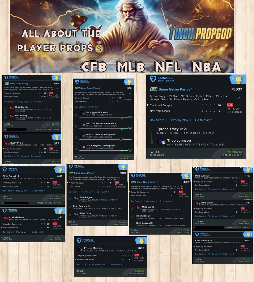 $25 to 1 of you who ❤️ + RT

About yesterday 👀

+5037✅💰

+3527✅💰

+1168✅💰

+750✅💰

+600✅💰

+500✅💰

+494✅💰

+400✅💰

+250✅💰

+140✅💰

WE GO AGAIN TONIGHT ! 🦾