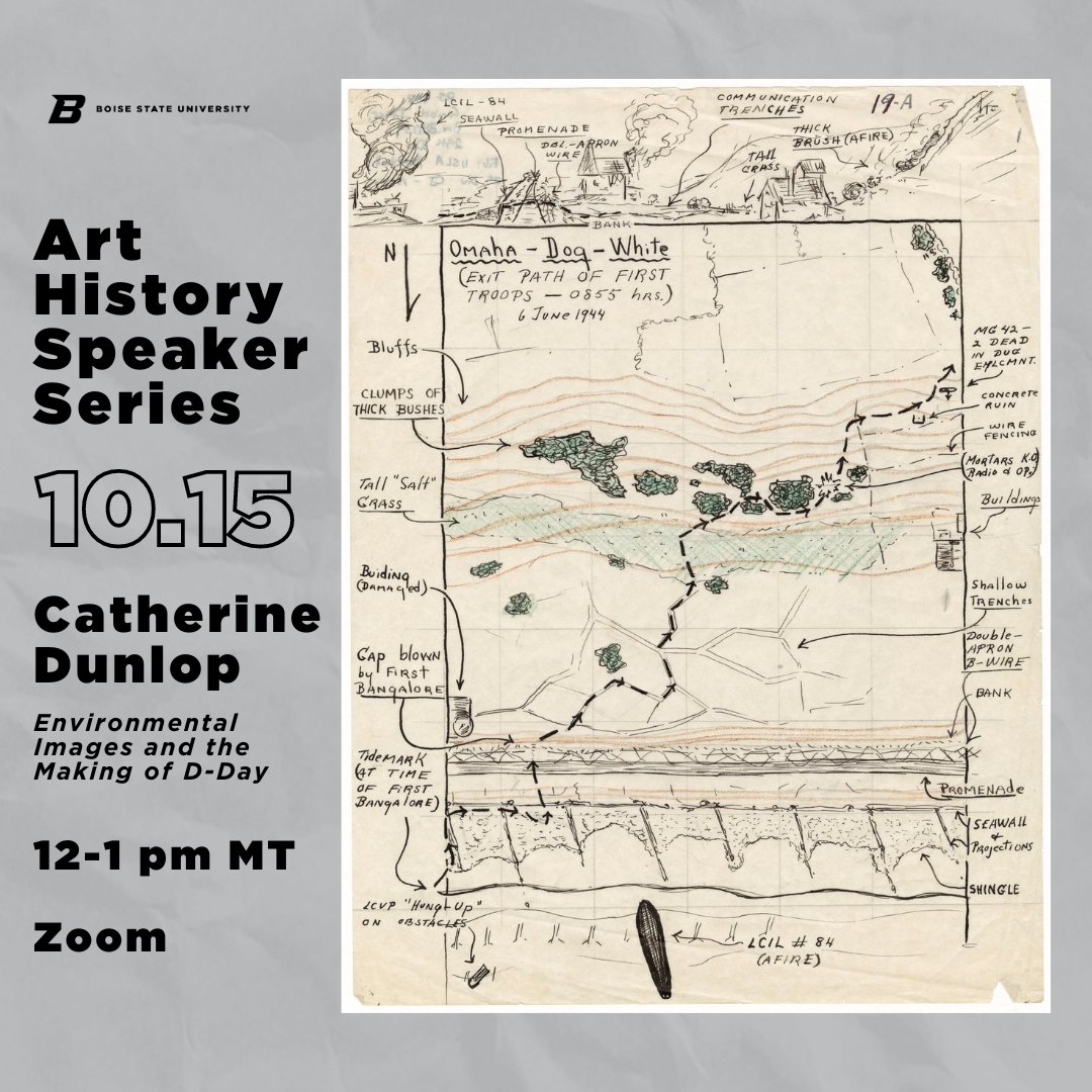 Interested in learning more about Art History? Join us for a free talk, "Environmental Images and the Making of D-Day" by Catherine Dunlop.