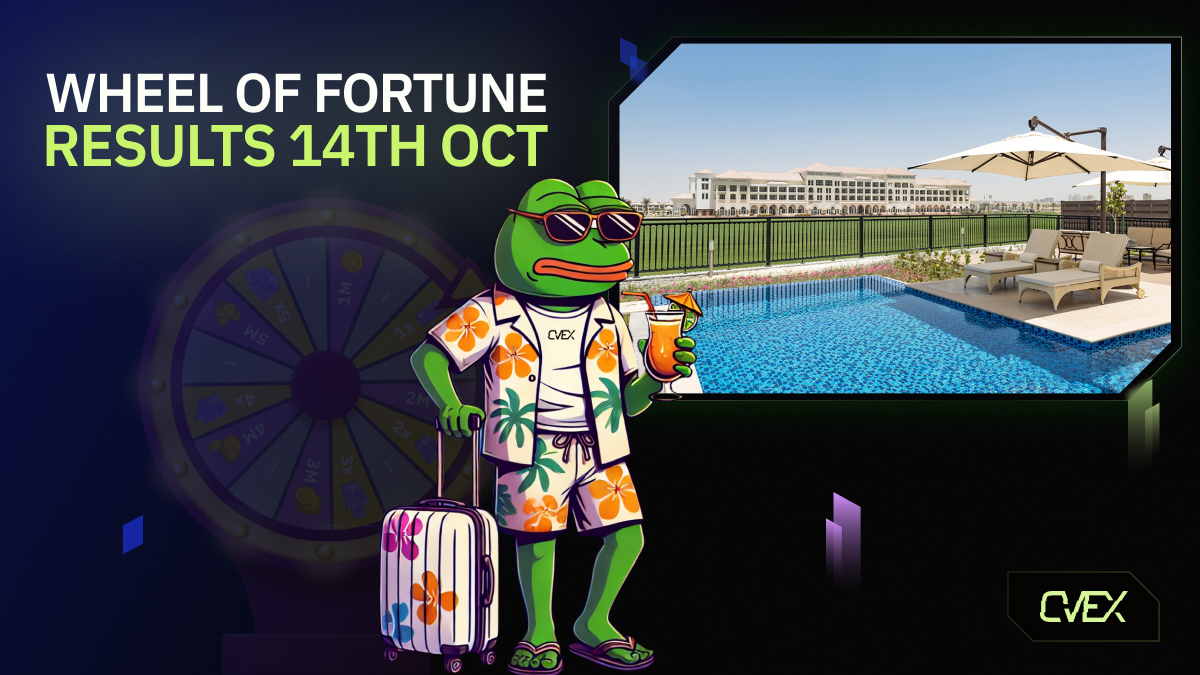Behold the Wheel of Fortune!

Fate has spoken and selected 3 winners, who will now get a luxury hotel stay to take a good rest after a productive time in crypto 🤓

If you want the same, join us in the Telegram App and spin the Wheel!

Our winners are:
Emmystarboy
Saha0033