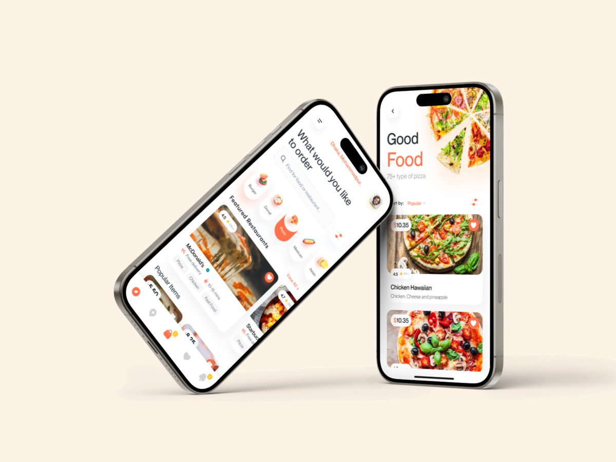 We’ve Just Completed Our Latest Product Design!
Food Delivery and Restaurant Apps UI

💡Check out some of the screens on our Behance portfolio: behance.net/gallery/210158…

#HomeServicesApp #MobileAppDesign #UIDesign #UXDesign #AppDevelopment #CleanUI #DigitalDesign #OnDemandServices
