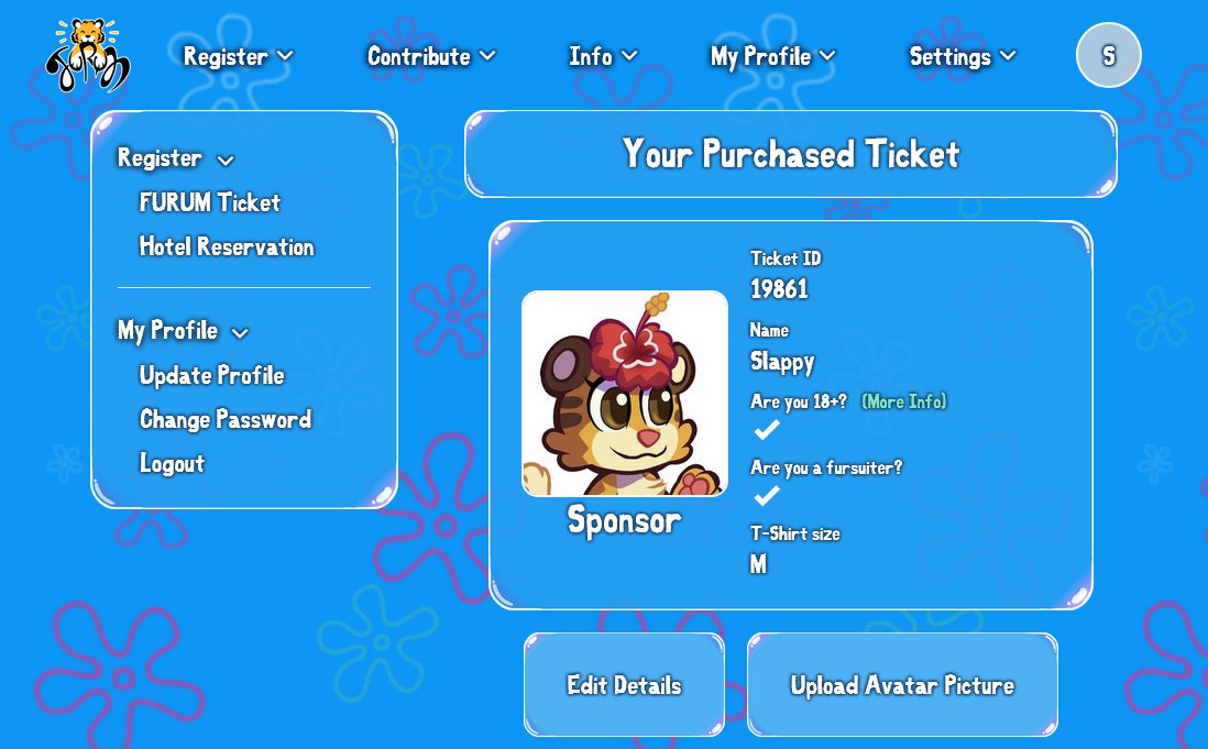 [Reminder]

Heya all!

As ticket sales are ending soon, please ensure all ticket information and profile details are finalized before 27 October 2024, 11:59pm!

Thereafter, any blank profiles will defaulted!

🌐: furum.org/2024