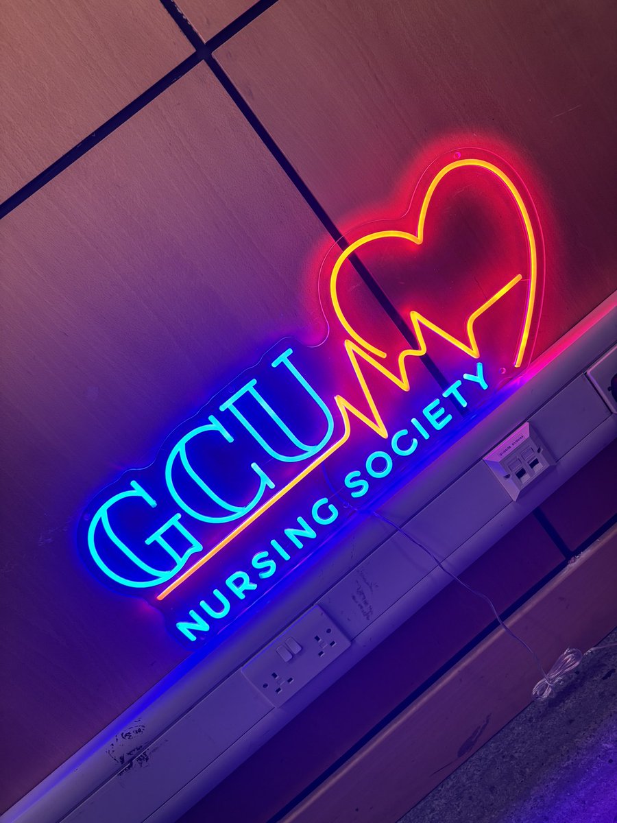 Our new neon light will soon be displayed in the GCU student union 💙