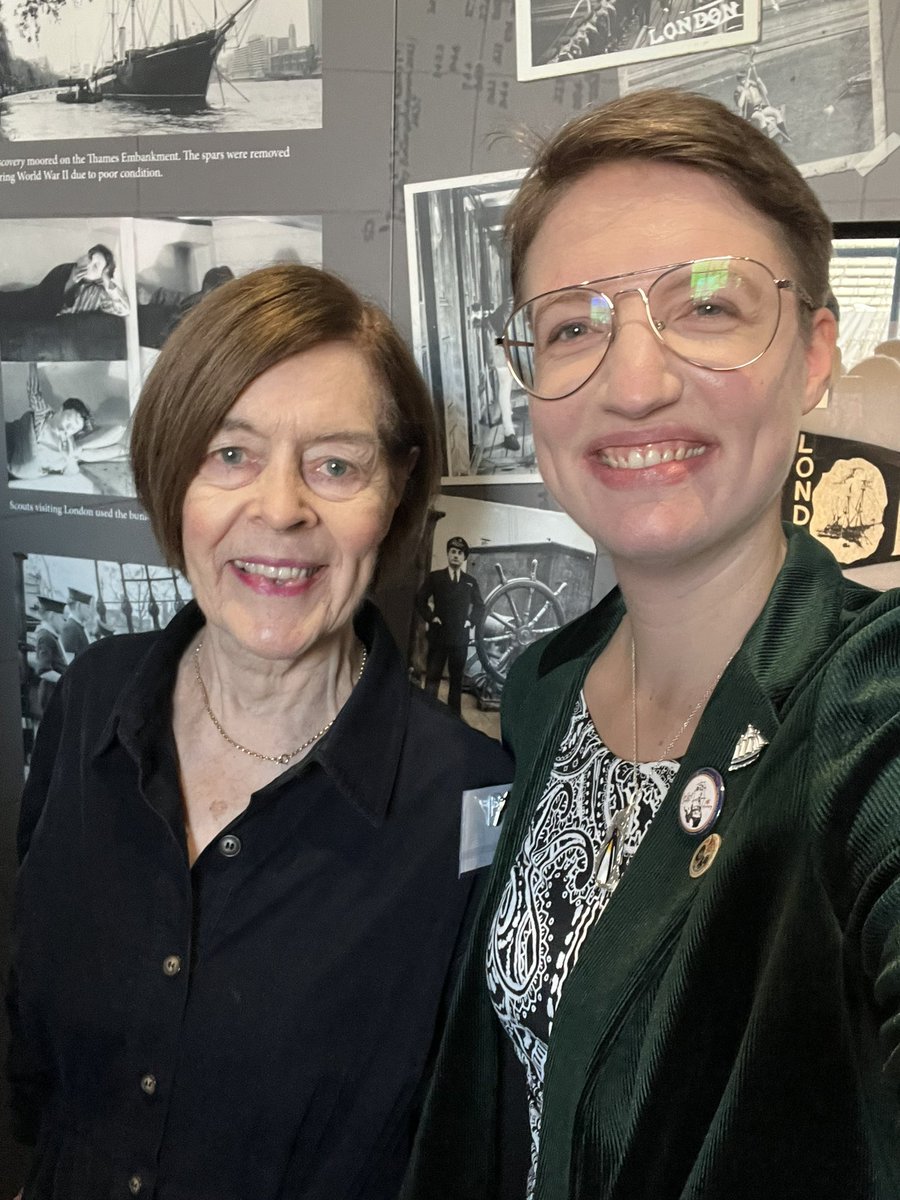 GlossopterisP's tweet photo. Attended the lovely rededication ceremony of the Hope Cross today! Lots of descendants of polar explorers were in attendance. From tomorrow, come check out the cross at Discovery Point, at the end of the exhibit just before you head out onto the ship! https://t.co/T9ghXTz2Ja