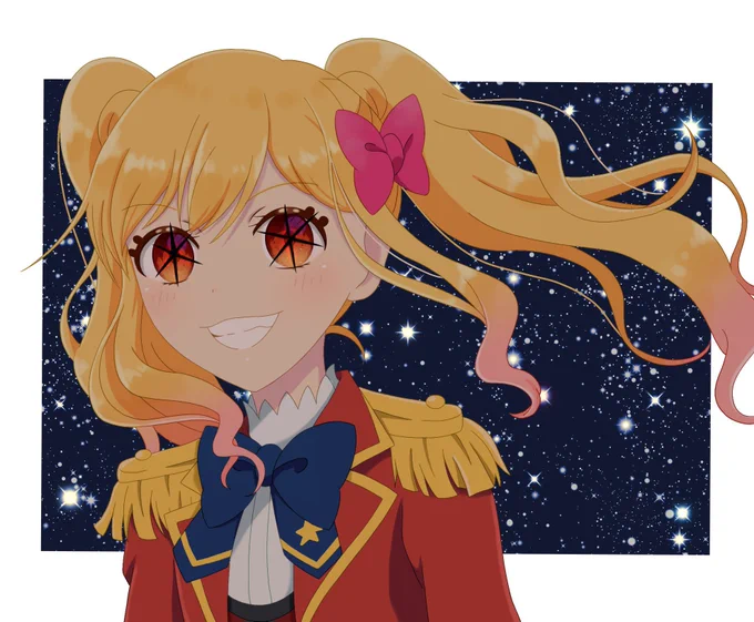 闇堕ちルビーに惹かれて描いてみたけど くそ怖いー!!深夜やからゆるちて… 手っ取り早くトリコになろう( ᐛ )و