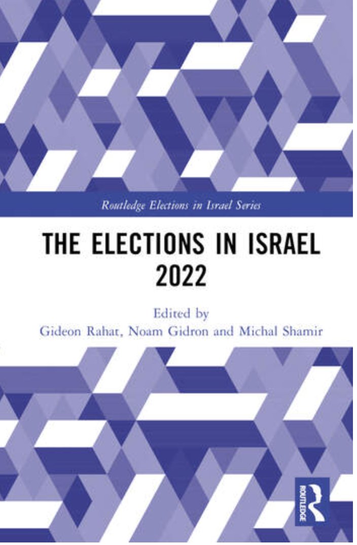 NoamGidron's tweet photo. Now forthcoming! The 2022 Israeli elections stand out as a turning point in the country’s political history. Our book examines these elections through various theoretical perspectives and diverse research designs and data sources. More soon:
https://t.co/Sid7ANu4sP https://t.co/my0j0BOuoF