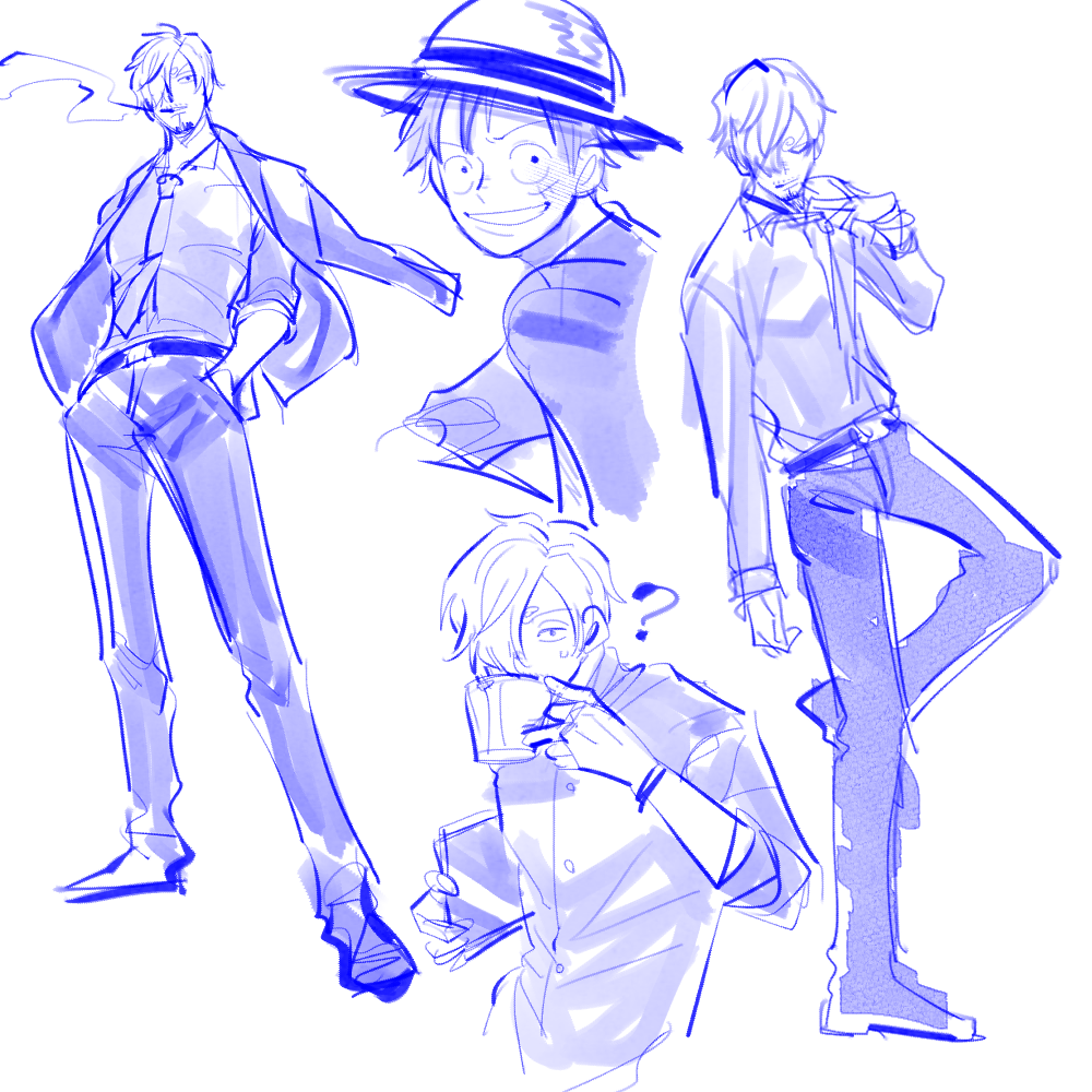 kmkc888's tweet image. ポージング模写