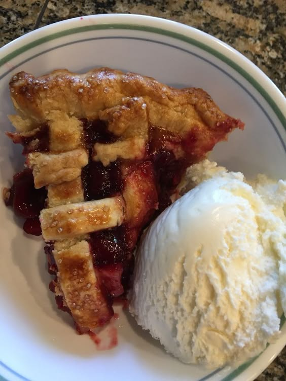 daily_dolce's tweet photo. This dessert combo 🥧🍨 https://t.co/3HoZWReOFg