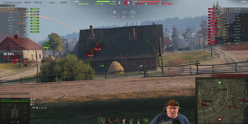 Die Irrenanstalt hat wieder geöffnet! Wir starten mit: World of Tanks ift.tt/ibAZvjL #DocMichi #DocMichiTV #Twitch #Streamer #CommunityGaming #TwitchStreamer