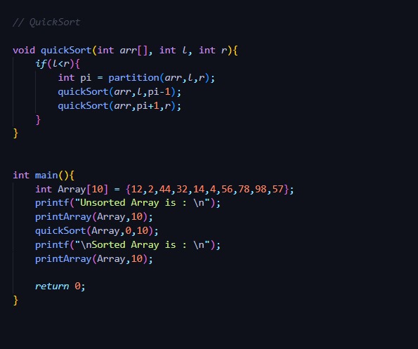 dpk45deepak's tweet image. "Quick Sort Implementation Wrapped Up!
After diving into the world of divide-and-conquer algorithms, I've completed my Quick Sort implementation. This optimized solution boasts:
Ready to take on large datasets! #QuickSort #AlgorithmAnalysis #Programming"