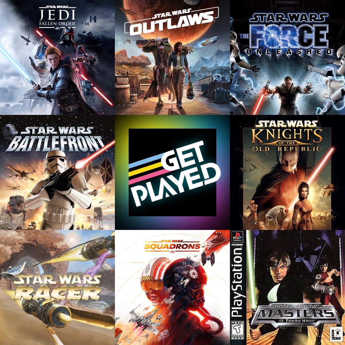 This week on Get Played Matt and Heather go deep on video games based on Star Wars! Listen wherever you get your pods headgum.com/get-played or ad-free with our entire back catalogue and Get Anime'd at patreon.com/getplayed