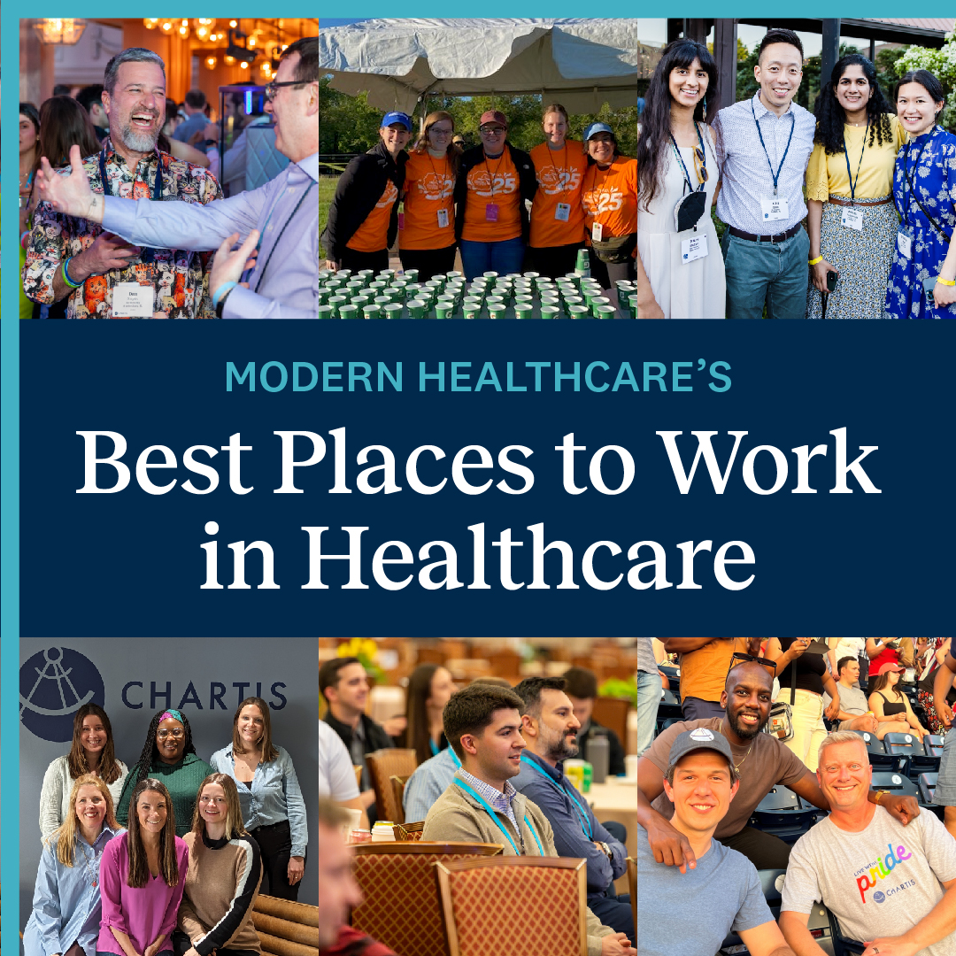 Chartis (@thechartisgroup) on Twitter photo We’re proud to be named a Best Place to Work in Healthcare!
At Chartis, we believe that we all do better in cultures fueled by purpose, diversity, connection, and growth. 
Thank you to our amazing team for making Chartis such a special place to work! bit.ly/3Y96Wht We’re proud to be named a Best Place to Work in Healthcare!
At Chartis, we believe that we all do better in cultures fueled by purpose, diversity, connection, and growth. 
Thank you to our amazing team for making Chartis such a special place to work! bit.ly/3Y96Wht