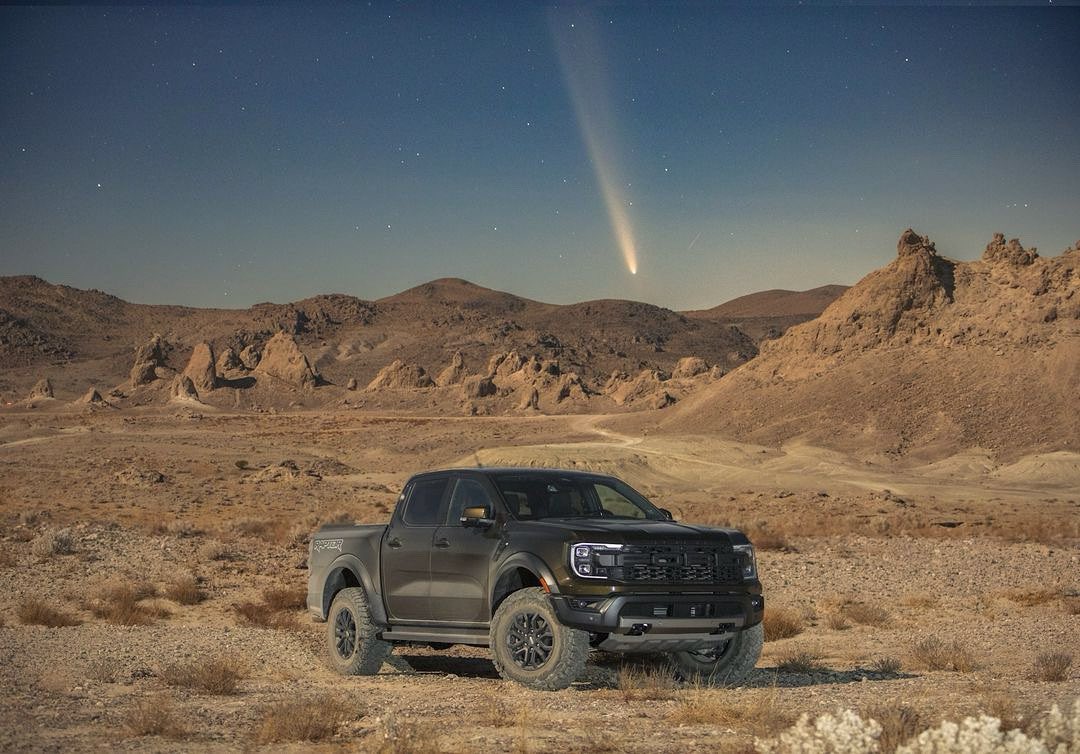 WoW! 

Over the weekend Ford North America Product Communications Director, Mike Levine shot this wicked cool picture of his Ranger with the Comet 2023 A3 Tsuchinshan–ATLAS in the background! How amazing is that right? 

What did you do with your Ford this weekend Ford fans?