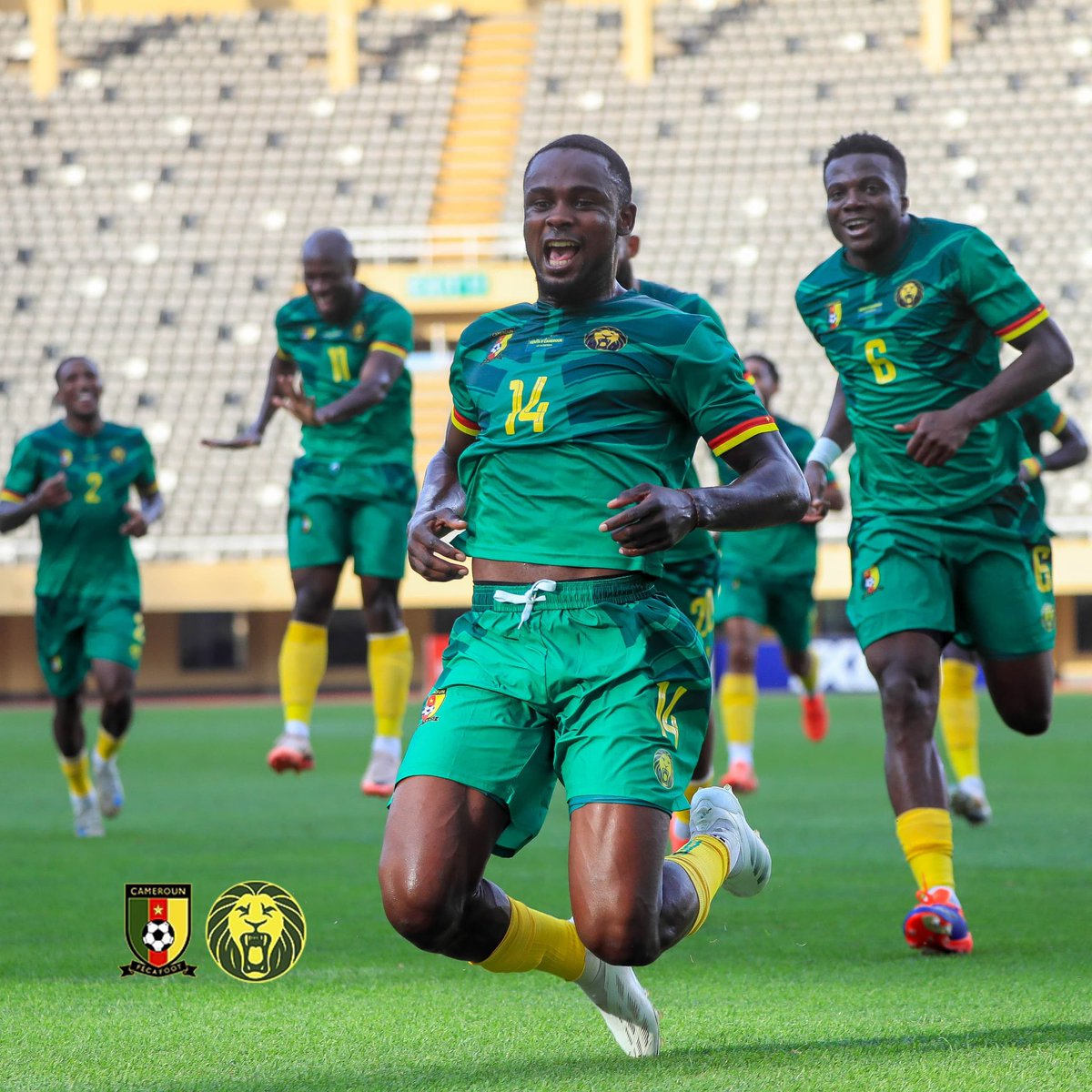 LIndomptables's tweet photo. Grâce à un superbe coup franc de Boris Enow les Lions Indomptables battent le Kenya et se qualifient pour la CAN TotalEnergies Maroc 2025.
#KENYA 🇰🇪 0️⃣➖1️⃣ 🇨🇲#CAMEROUN
📅 14/10/2024
🏟️ Mandela National Stadium
📍 Kampala
#CANTOTALENERGIES2025Q | #KENCMR | #GOLIONS | https://t.co/Kn38N6DkIO