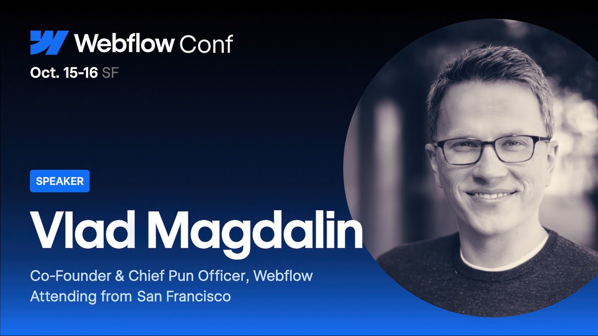 Webflow Conf kicks off in *less than 24 hours* with our keynote, and we absolutely can't wait to share tons of awesome updates with you all! 🎉

If you haven't registered yet, there's still time to join us online! webflow.com/webflowconf

Can't wait to see you all there! 😍