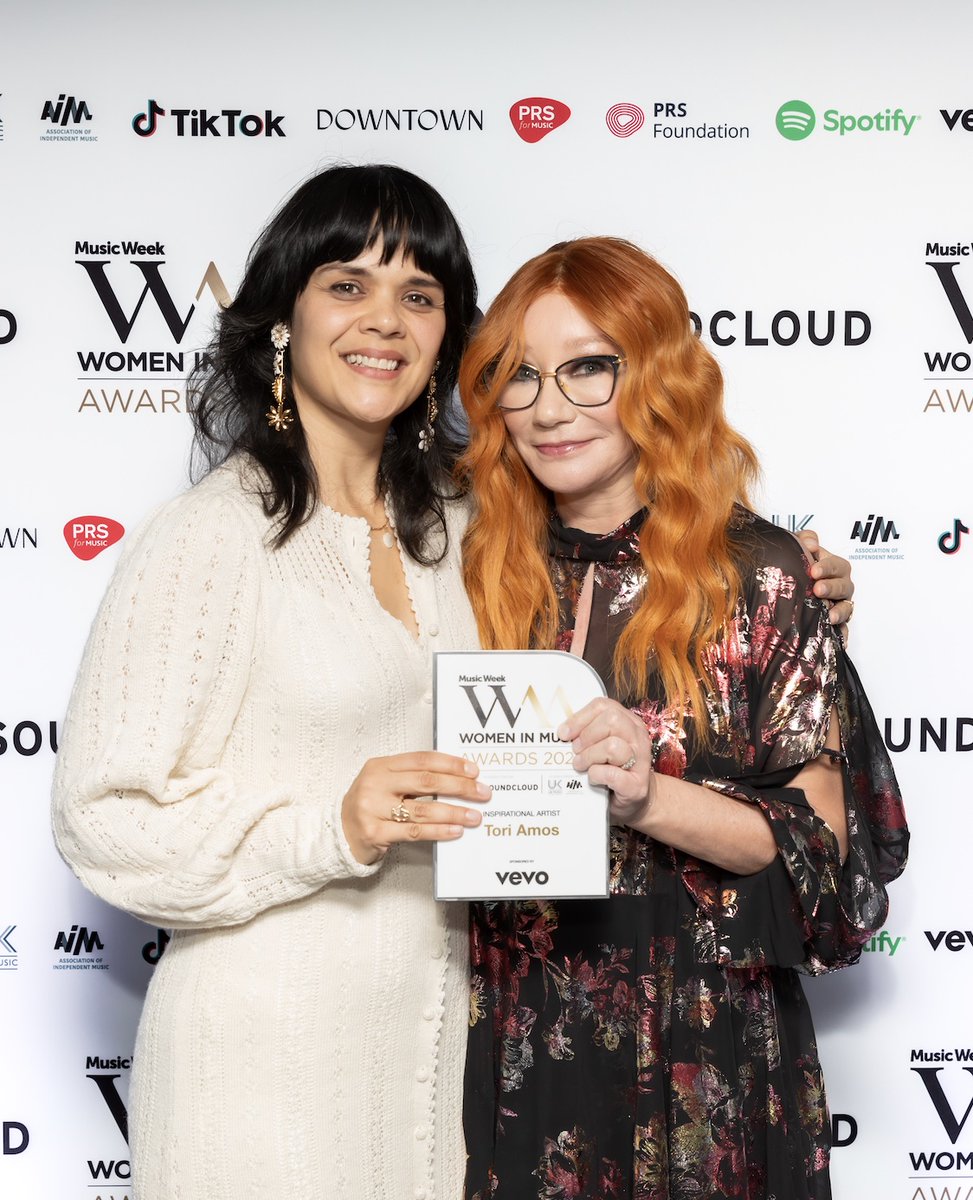 "Music can take you across the galaxy without leaving your chair"

The incredible <a href="/toriamos/">tori amos</a> won Inspirational Artist at our Women In Music Awards, presented by <a href="/BatForLashes/">Bat for Lashes</a>. Don't miss our interview with the iconic star: musicweek.com/interviews/rea… #MWWIM #ToriAmos