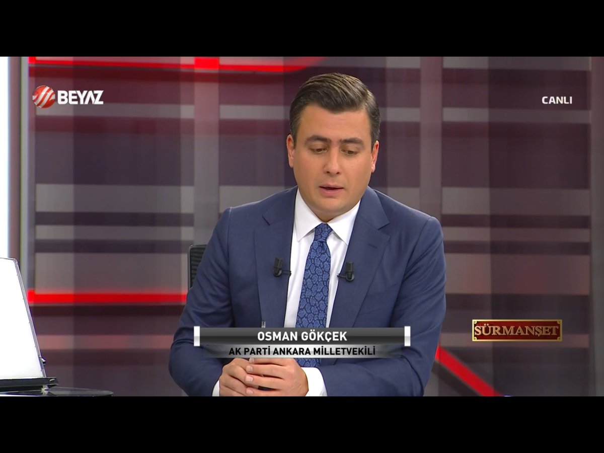 Grnberkant's tweet photo. Ak Parti Ankara Milletvekili Osman Gökçek’in Konuk Olduğu Sürmanşet Programı Beyaz TV’de Başladı. İzlemeniz Dileğiyle. @OsmanGokcek_ @DuyguCuhadar @beyaztv @BeyazGazete @Surmansett 
 #beyaztv https://t.co/8pa10TtEui