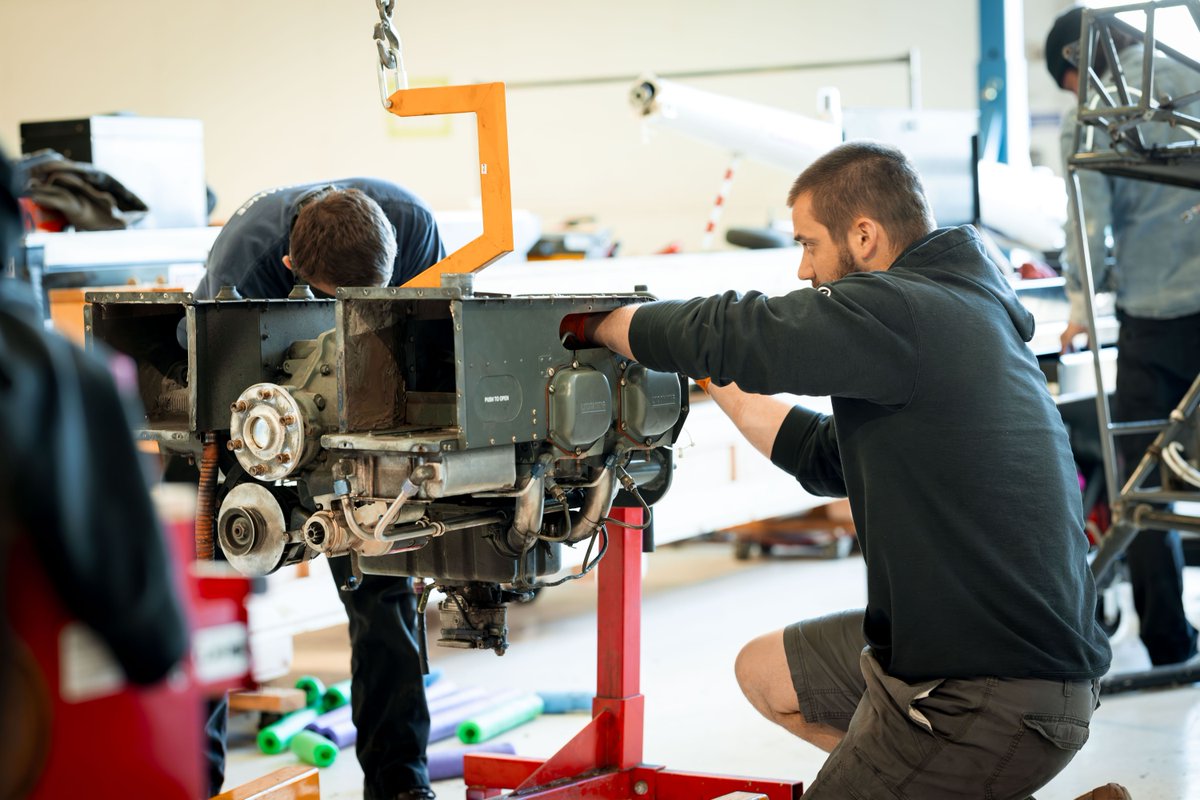 HillsboroHeli's tweet photo. A&amp;P Mechanics are the backbone of our operation 🛠️🚁

Their precision and dedication ensure that each aircraft is in peak condition, keeping our students soaring safely throughout their training.

#hillsboroheli #hillsboroheliacademy #flightschool #faacertified #apmechanic https://t.co/hPoqnZOOdZ