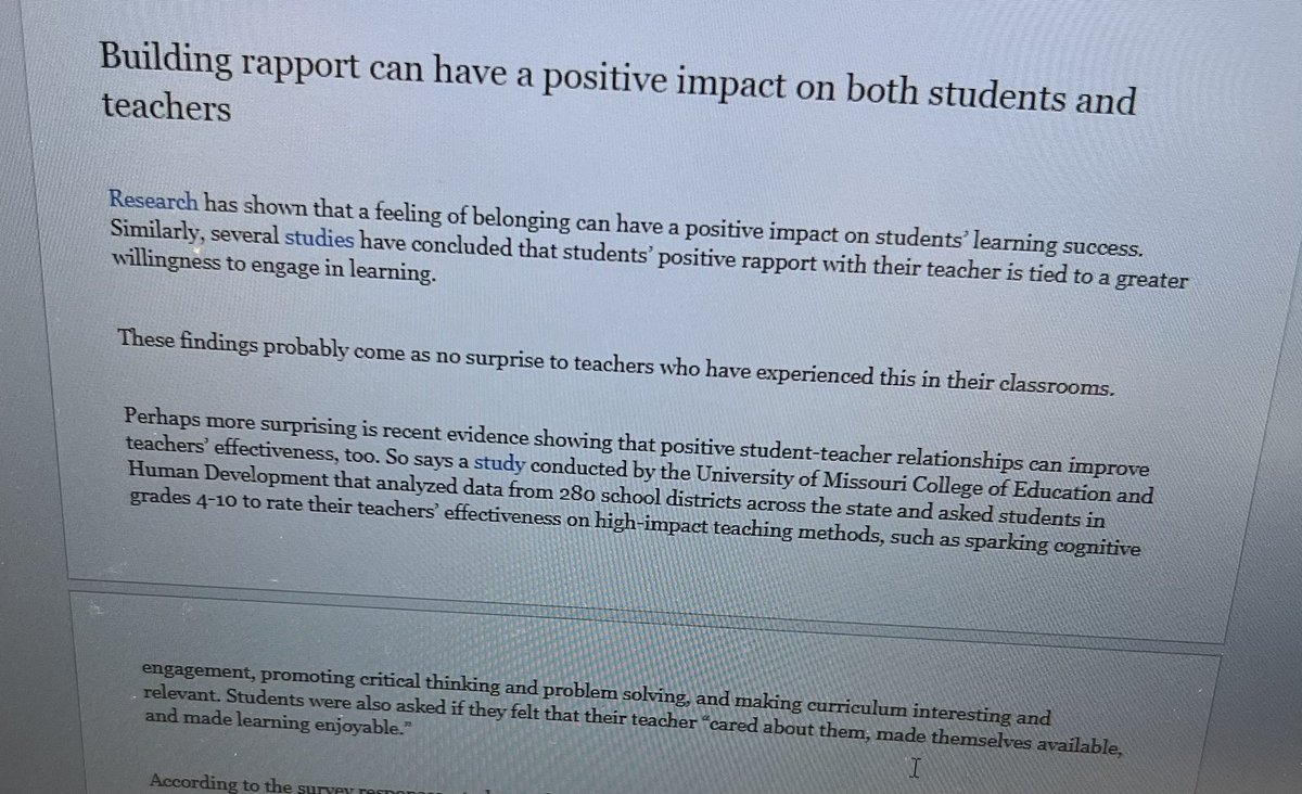 Classroom research that can help all educators at #MTPSEdCamp2024 <a href="/MTPSNJ/">Marlboro Twp Schools</a> YES!! ⬇️