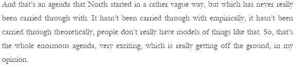 Jim Robinson was our first interview (thanks <a href="/m_clem/">Michael Clemens</a> for reminding me!). We interviewed Jim in 2002 with <a href="/LeopoldoTweets/">Leopoldo Fergusson</a> and <a href="/pquerubo/">Pablo Querubin</a>. 
Here is an excerpt of Jim’s thoughts about and agenda that was then just taking off…👇🏽