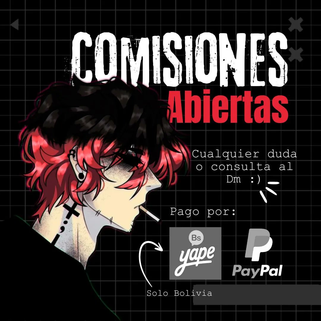 sebasisbleeding's tweet photo. (1/2) COMISIONES ABIERTAS 🗣️🗣️‼️‼️
#comissionsopen #comissionart https://t.co/J6Wfvwocpl