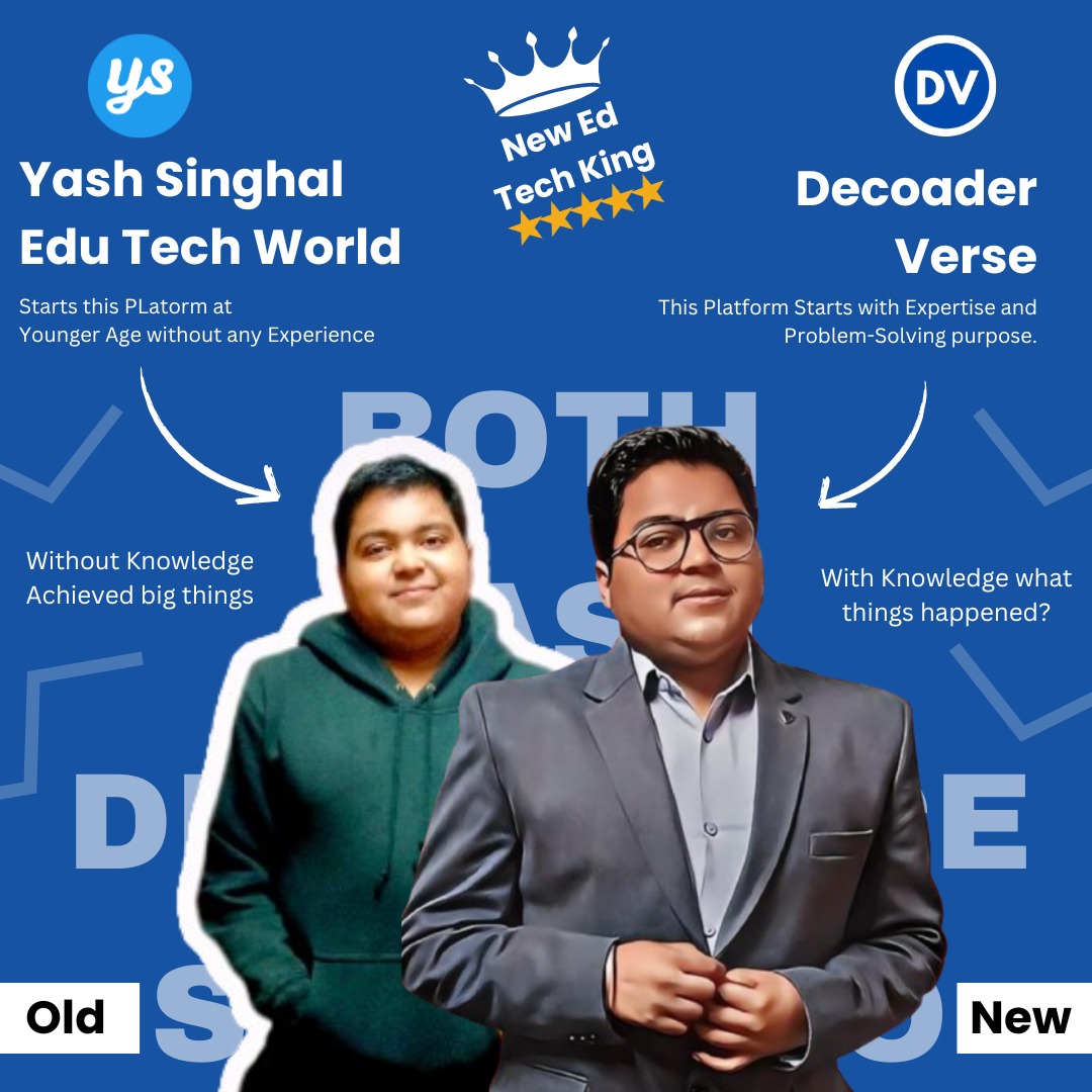 YashStory's tweet image. Introducing Decoader Verse! 🤯 Two Yash, two journeys. One saw potential, the other saw problems. We believe every mind is unique, so we&apos;re building a platform that caters to different ways of thinking. Join us on this exciting adventure! #canada #decoaderverse #uniqueideas&quot;