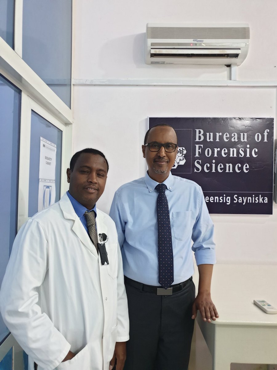 alihwarsame's tweet image. Visiting #Bureau of #Forensic #Science in #Garowe 5 years ago today 14th October 2019. 
Thank you, Dr. Abdirashid &amp;amp; the rest of the devoted &amp;amp; dedicated team of the office for your welcome &amp;amp; hospitality. ⁦@BureauForensics⁩