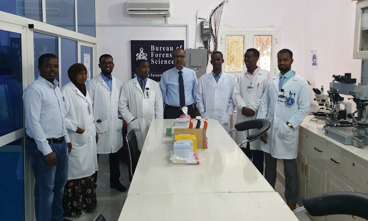 alihwarsame's tweet image. Visiting #Bureau of #Forensic #Science in #Garowe 5 years ago today 14th October 2019. 
Thank you, Dr. Abdirashid &amp;amp; the rest of the devoted &amp;amp; dedicated team of the office for your welcome &amp;amp; hospitality. ⁦@BureauForensics⁩