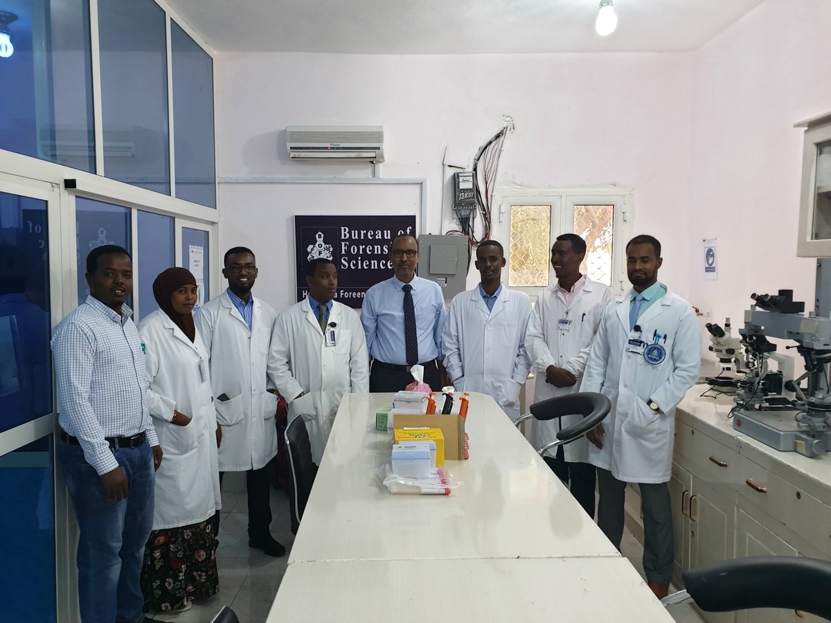 alihwarsame's tweet image. Visiting #Bureau of #Forensic #Science in #Garowe 5 years ago today 14th October 2019. 
Thank you, Dr. Abdirashid &amp;amp; the rest of the devoted &amp;amp; dedicated team of the office for your welcome &amp;amp; hospitality. ⁦@BureauForensics⁩