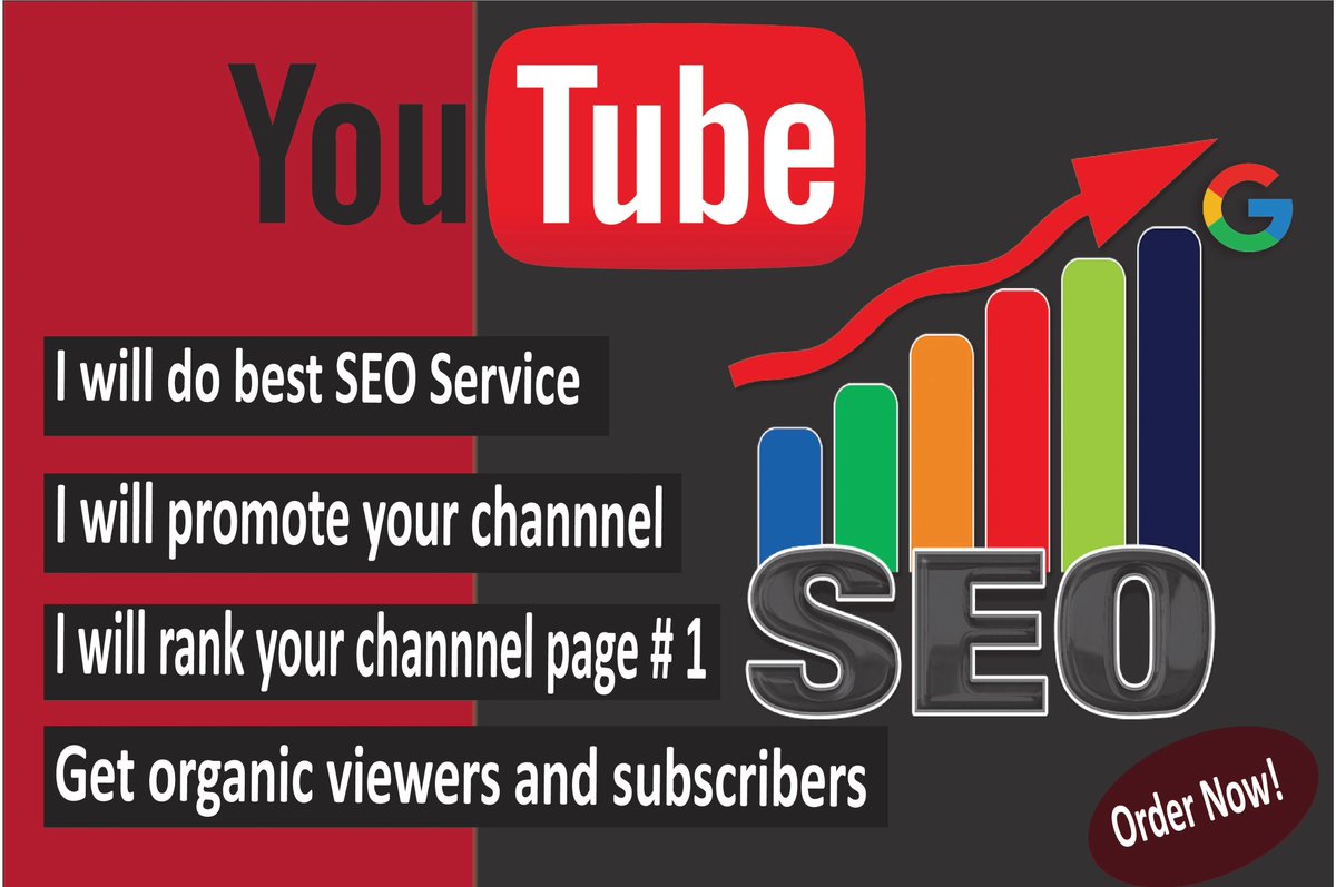 I will be youtube SEO expert or channel manager to do video search engine optimization
1. #YouTubeSEO
2. #VideoSEO
3. #ChannelManager
4. #VideoOptimization
5. #YouTubeGrowth
6. #SEOExpert
7. #VideoMarketing
8. #YouTubeStrategy
9. #SearchEngineOptimization