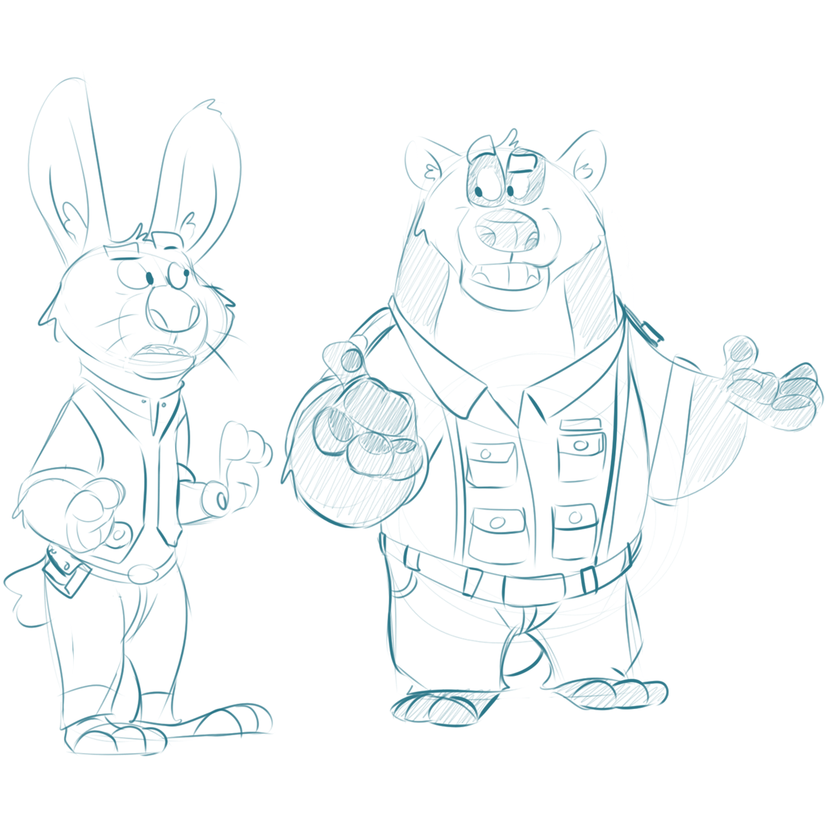 scruffydraws's tweet photo. Some sketches of Bodie.  Learning how he's going to interact with everyone. https://t.co/pll3euaaJc