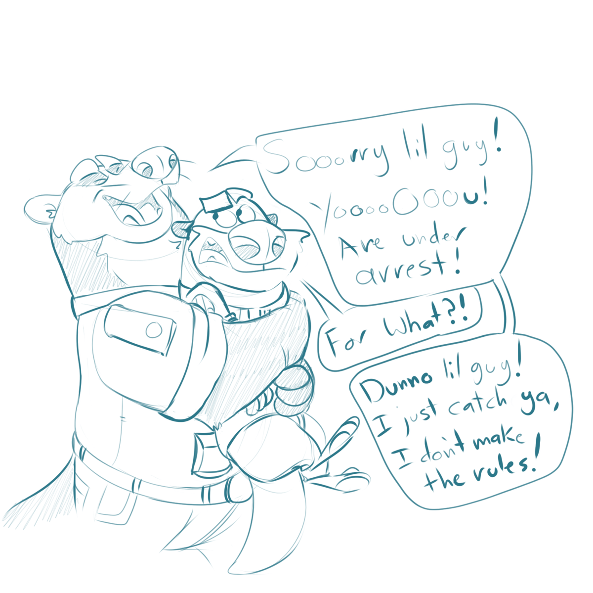 scruffydraws's tweet photo. Some sketches of Bodie.  Learning how he's going to interact with everyone. https://t.co/pll3euaaJc