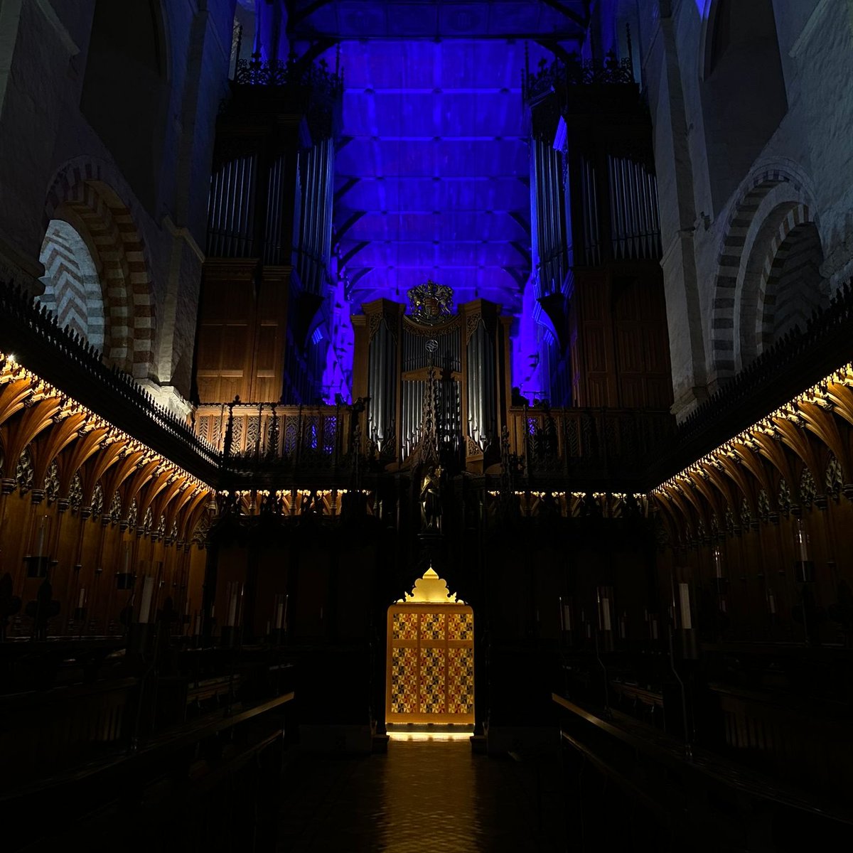 Well <a href="/StAlbansCath/">St Albans Cathedral</a> is certainly a spectacular venue for a screening of a German Expressionist vampire film. Join us on 31 October to watch Nosferatu and hear live organ improvisations by students from @royalacademyofmusic stalbanscathedral.org/Event/nosferatu