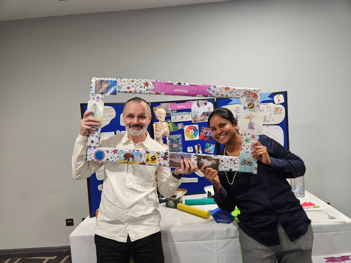 Happy #AHPsDay2024 to some of my woodlands team (including Herbert). A great day of celebration <a href="/gmm/">Garrett M. Morris</a>. <a href="/LPalanivel/">Lakshmi Palanivel MCSP 💙</a>