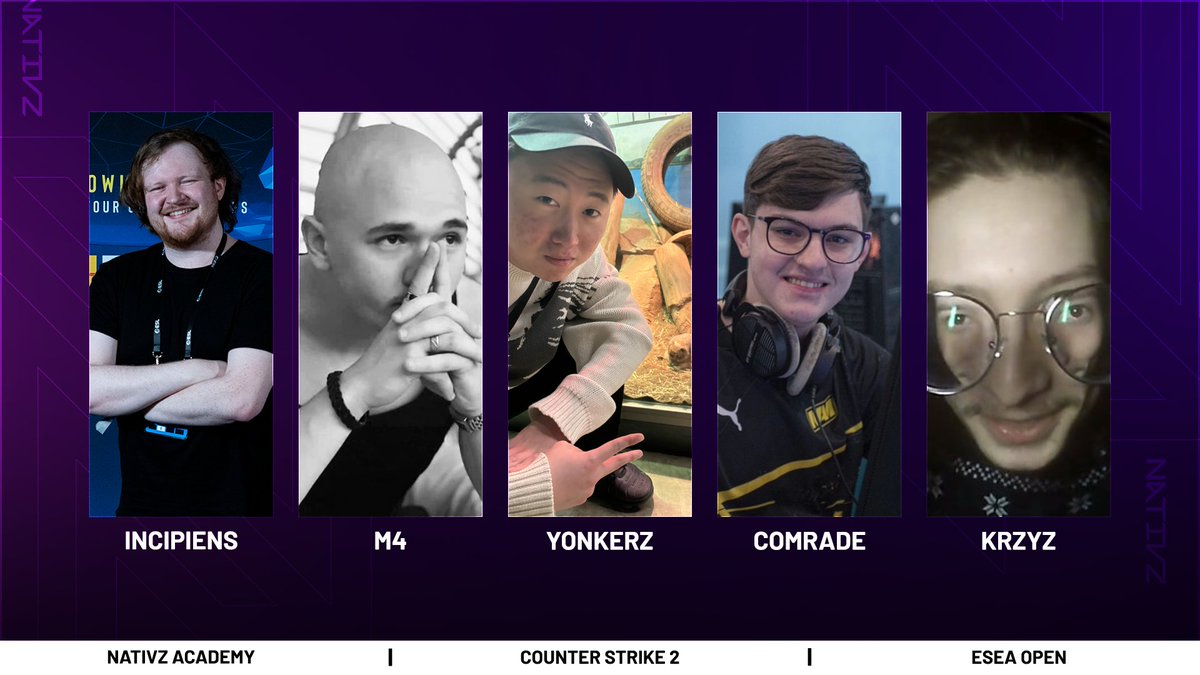 COUNTER STRIKE 2? 

Announcing our first Nativz Academy roster packed full of <a href="/EireCollegiate/">Ireland Esports Collegiate Series</a> alumni! 🧑‍🎓

Good luck in the ESEA Open boys 🔫

#NativzWin