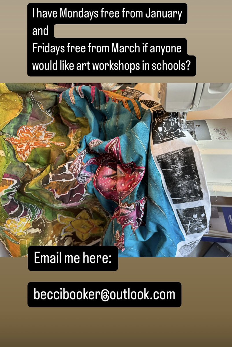 Availability next year for art workshops.
Please share🥰🥰🥰 I’m based in Barry but will travel.
#ArtistOnTwitter #artistinschools