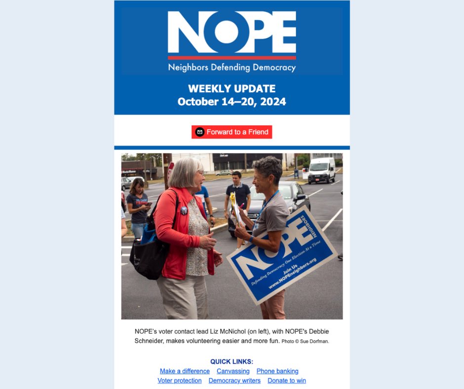 NOPE (Neighbors Defending Democracy) tweet media