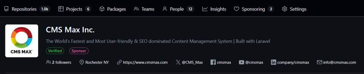 sampizzo's tweet image. Over 1000 repos... We are transitioning to multi-tenancy and then soon to Laravel Cloud! @laravelphp I hope you're ready, we will test the Cloud and deploy it to 100's of CMS Max powered websites😀🚀 #laravelcloud Big things coming for CMS Max!
