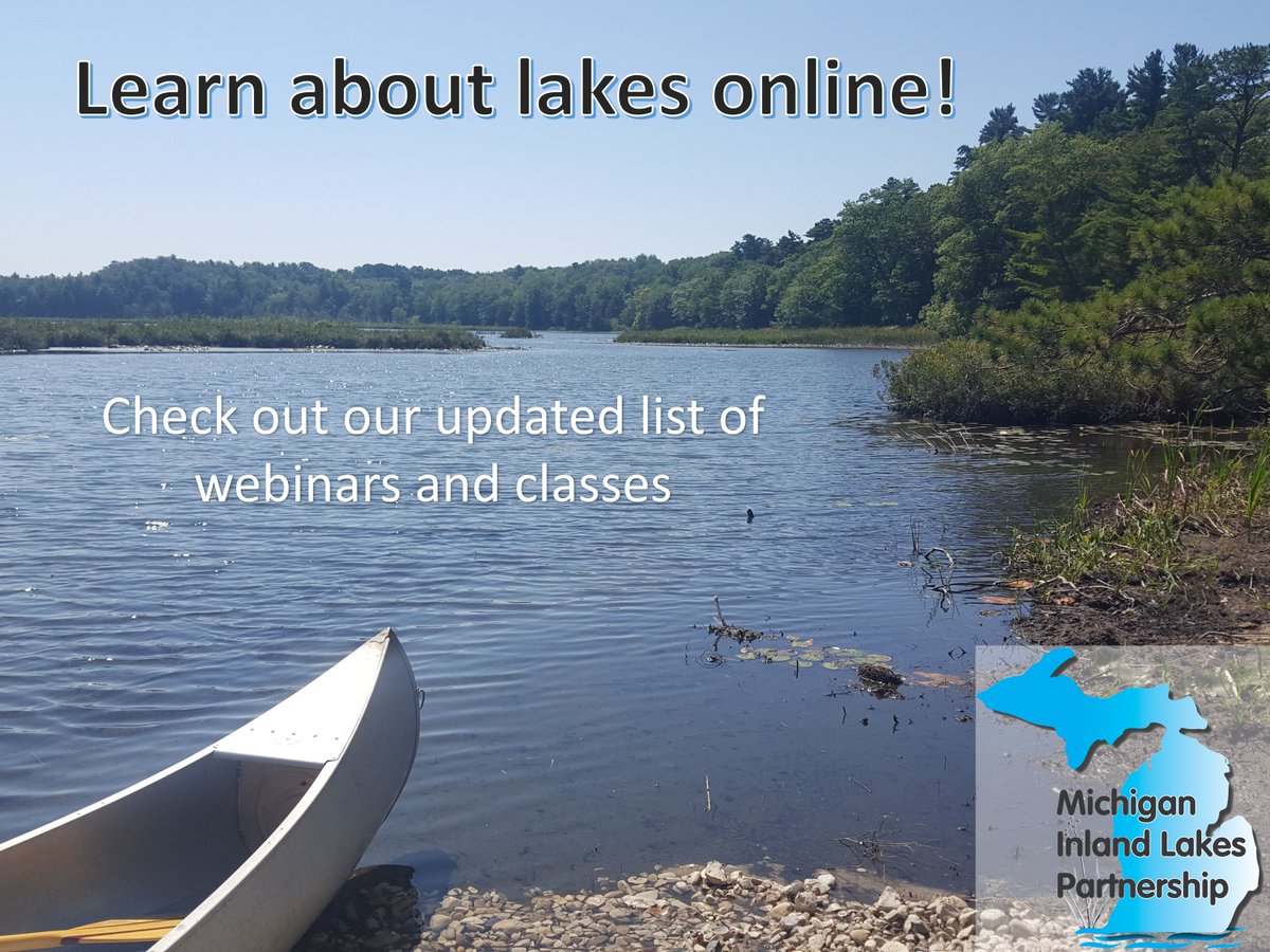 The 2024 Convention is over, and we're back! Keep the lake learning going with upcoming webinars: 
🌊 Tomorrow - lake association summit hosted by <a href="/TOMWCouncil/">Tip of the Mitt Watershed Council</a> 
🌺 Also tomorrow - learn about shoreline conservation with <a href="/MichiganEGLE/">Michigan EGLE</a> 
The List: canr.msu.edu/michiganlakes/…