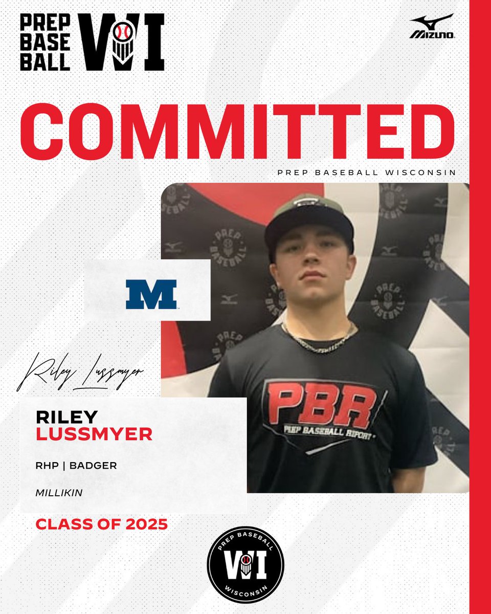 RHP Riley Lussmyer (Badger, 2025) commits to Millikin.

(<a href="/BigBlueBaseball/">Millikin Baseball</a> | <a href="/LGBadgerBSBL/">Badger Baseball - Badger High School - Lake Geneva</a>)

👤: loom.ly/spAvrYA
