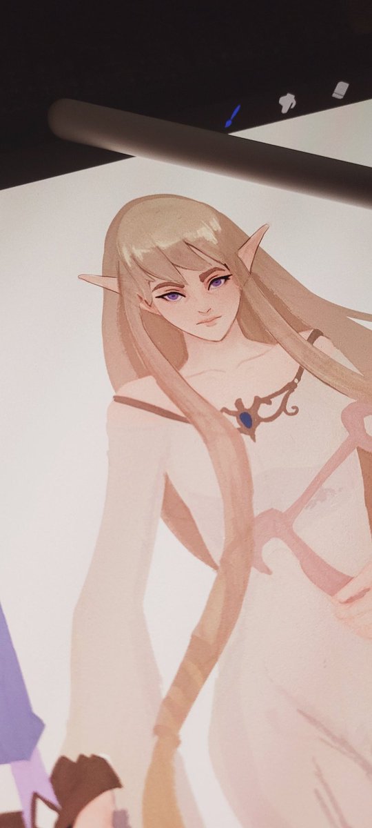 Wip of another #linktober piece 
:3