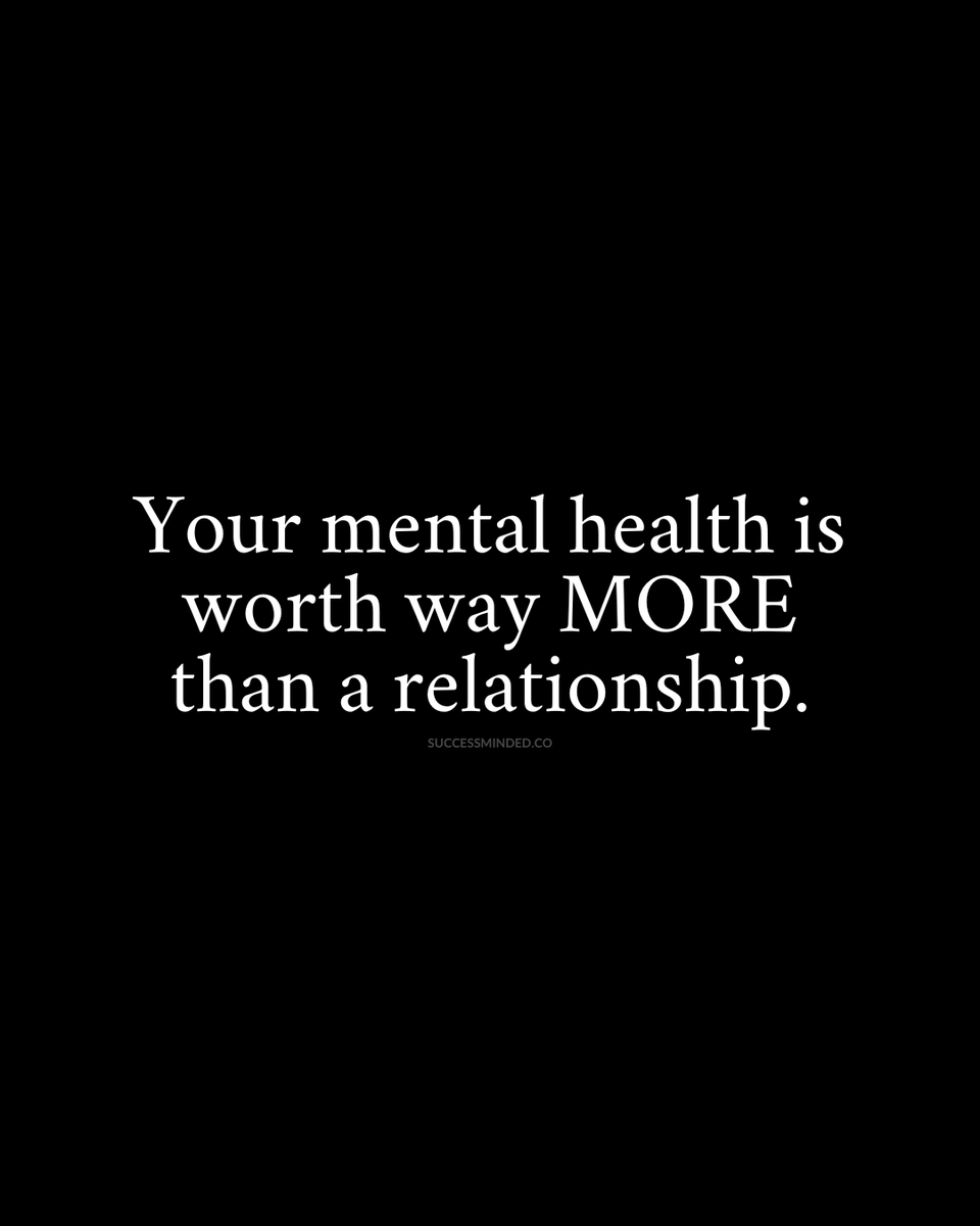 _SuccessMinded_'s tweet photo. Your mental health.. https://t.co/xPqT0AzKXo