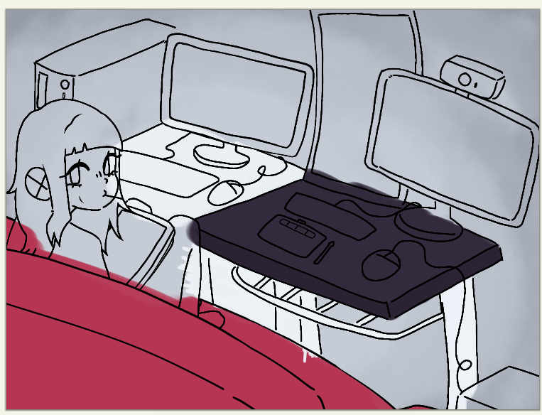 queria mostrar pra vcs os mais novos desenhos q eu provavelmente não vou continuar por preguiça
