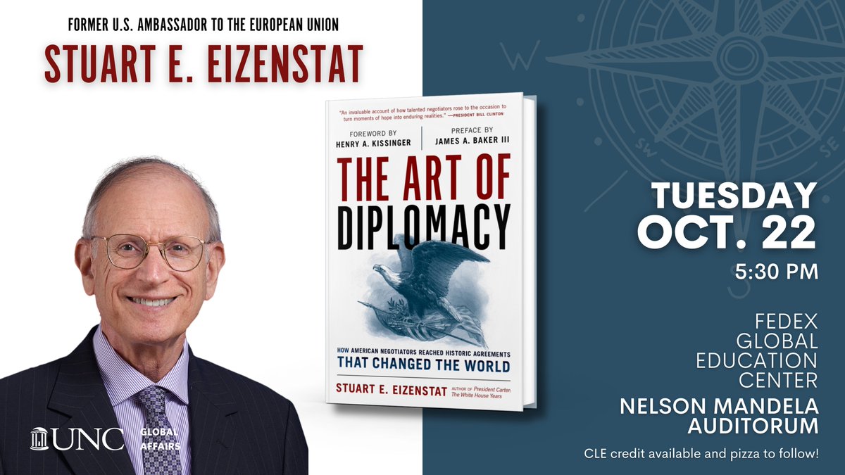 Speaking in the Diplmatic Discussion for UNC Global Affairs on October 22, 2024.