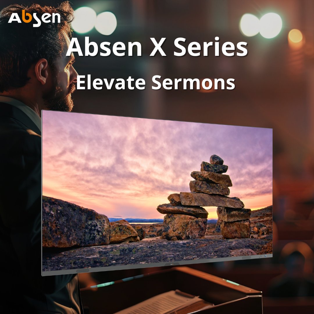 Absen_Inc's tweet image. Looking to enhance your congregation&apos;s worship experience? ✨ 

Absen&apos;s X Series brings ultra-clear visuals to every sermon, while the NX Series creates seamless visuals for every gathering.

👉 Discover more: ow.ly/EcNt50TJHcR

#WorshipTech #LEDDisplays #HouseOfWorship